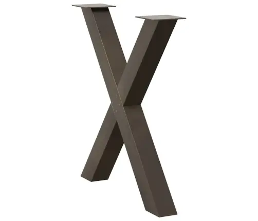 Söögilaua Jalad, 3 Tk, X-Kujulised, Naturaalne Teras, 80 X (72–73) cm Teras