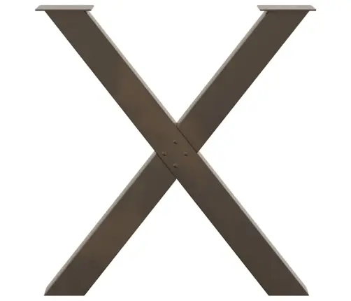 Söögilaua Jalad, 3 Tk, X-Kujulised, Naturaalne Teras, 80 X (72–73) cm Teras