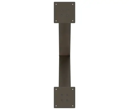 Söögilaua Jalad, 3 Tk, X-Kujulised, Naturaalne Teras, 80 X (72–73) cm Teras