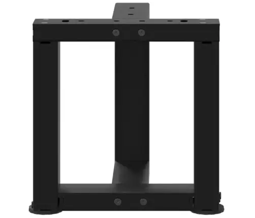 Kohvilaua Jalad T-Kujulised 2 Tk Mustad 30 X 25 X (30-31) Cm Terasest