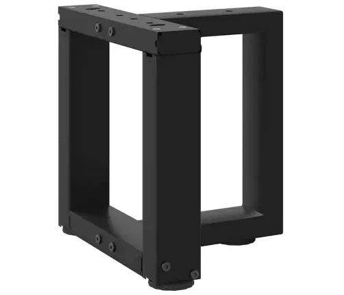 Kohvilaua Jalad T-Kujulised 2 Tk Mustad 30 X 25 X (30-31) Cm Terasest