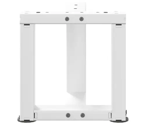 Kafijas Galdiņa Kājas, 2 Gab., T-Veida, Baltas, 30X25X(30-31) Cm, Tērauds Vidaxl