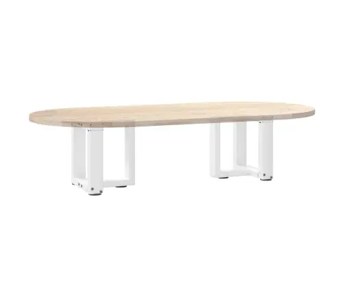 Kafijas Galdiņa Kājas, 2 Gab., T-Veida, Baltas, 30X25X(30-31) Cm, Tērauds Vidaxl