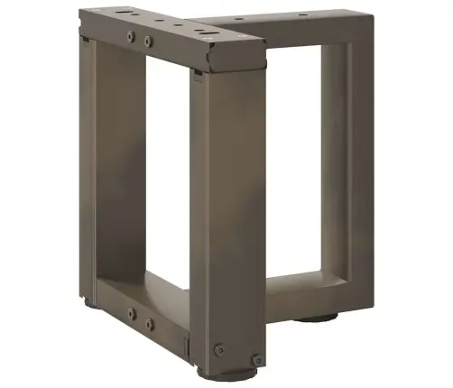 Kohvilaua Jalad T-Kujulised 2 Tk Mustad 30 X 25 X (30-31) Cm Terasest