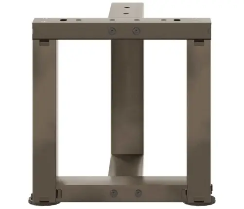 Kohvilaua Jalad T-Kujulised 2 Tk Mustad 30 X 25 X (30-31) Cm Terasest