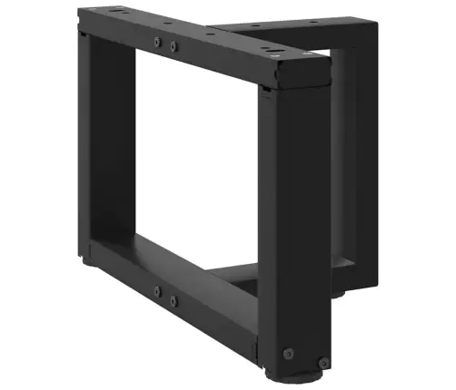 Kohvilaua Jalad T-Kujulised 2 Tk Mustad 40 X 25 X (30-31) Cm Terasest