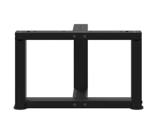 Kohvilaua Jalad T-Kujulised 2 Tk Mustad 40 X 25 X (30-31) Cm Terasest