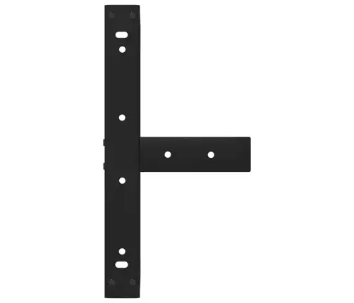 Kohvilaua Jalad T-Kujulised 2 Tk Mustad 40 X 25 X (30-31) Cm Terasest