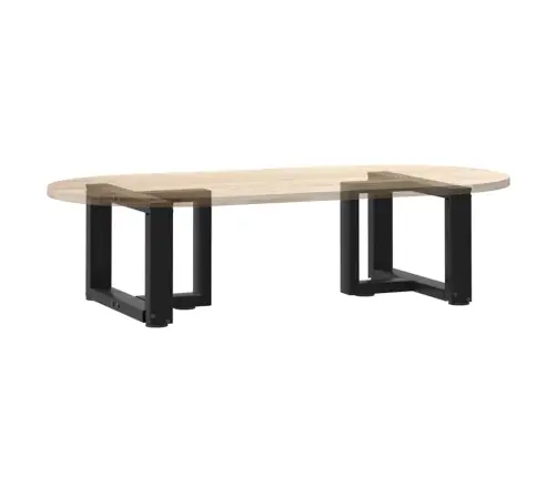 Kohvilaua Jalad T-Kujulised 2 Tk Mustad 40 X 25 X (30-31) Cm Terasest