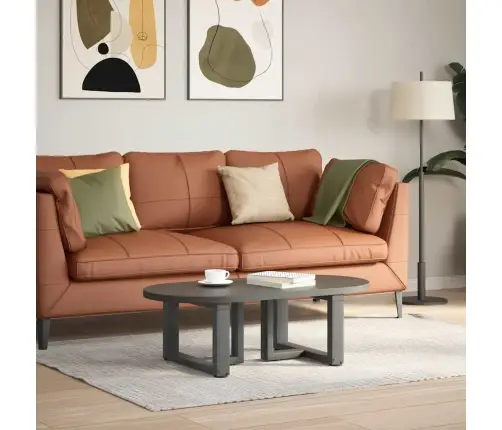 Kafijas Galdiņa Kājas, 2 Gab., T-Veida, Antracīta Krāsā, 40X25X(30-31) Cm, Tērauds Vidaxl