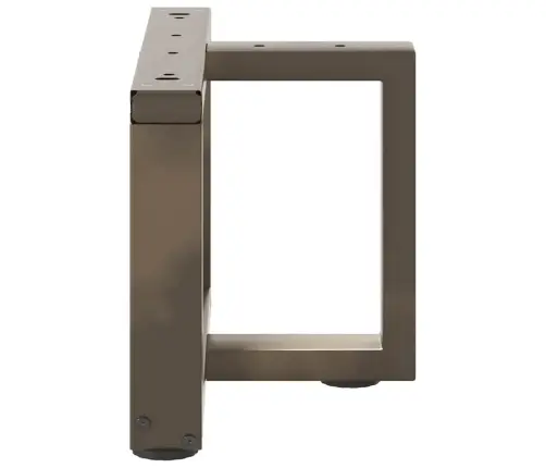 Kafijas Galdiņa Kājas, 2 Gab., T-Veida, Melnas, 40X25X(30-31) Cm, Tērauds Vidaxl