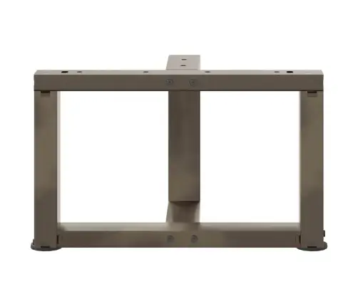 Kafijas Galdiņa Kājas, 2 Gab., T-Veida, Melnas, 40X25X(30-31) Cm, Tērauds Vidaxl