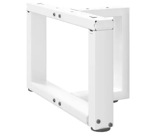 Kafijas Galdiņa Kājas, 2 Gab., T-Veida, Baltas, 50X25X(30-31) Cm, Tērauds Vidaxl