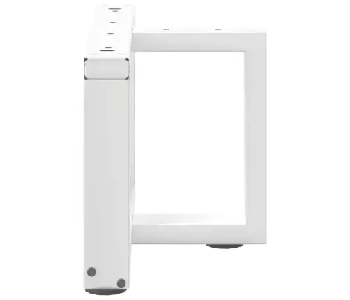 Kafijas Galdiņa Kājas, 2 Gab., T-Veida, Baltas, 50X25X(30-31) Cm, Tērauds Vidaxl