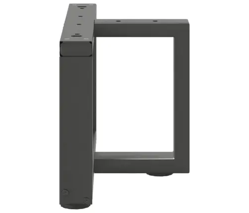 Kafijas Galdiņa Kājas, 2 Gab., T-Veida, Antracīta Krāsā, 50X25X(30-31) Cm, Tērauds Vidaxl