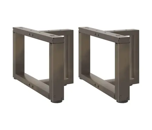 Kavos Staliuko Kojelės, T Formos, 2 Vnt., Juodos, 50X25X(30-31) cm Plienas