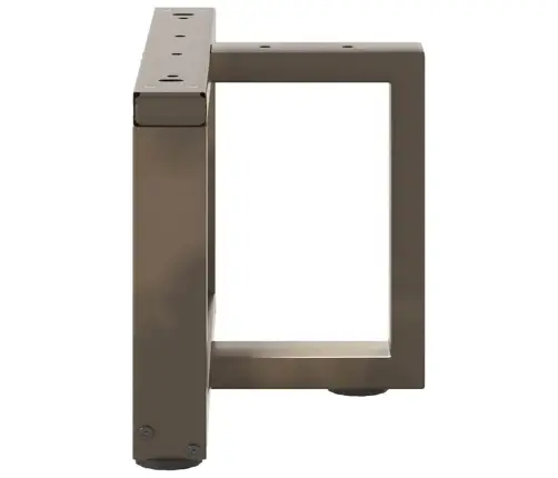 Kavos Staliuko Kojelės, T Formos, 2 Vnt., Juodos, 50X25X(30-31) cm Plienas