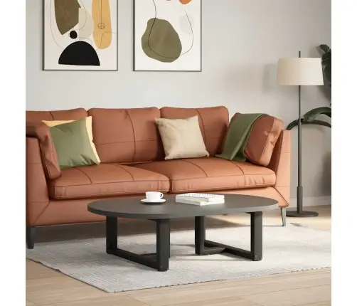 Kafijas Galdiņa Kājas, 2 Gab., T-Veida, Melnas, 60X25X(30-31) Cm, Tērauds Vidaxl