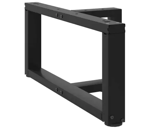 Kohvilaua Jalad T-Kujulised 2 Tk Mustad 60 X 25 X (30-31) Cm Terasest