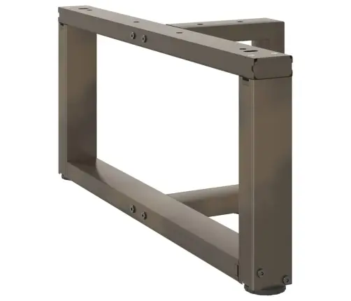 Kohvilaua Jalad T-Kujulised 2 Tk Mustad 60 X 25 X (30-31) Cm Terasest