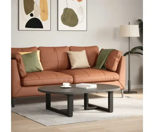 Kafijas Galdiņa Kājas, 2 Gab., T-Veida, Melnas, 70X25X(30-31) Cm, Tērauds Vidaxl