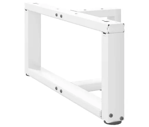 Kafijas Galdiņa Kājas, 2 Gab., T-Veida, Baltas, 70X25X(30-31) Cm, Tērauds Vidaxl