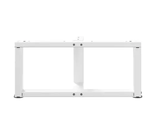 Kafijas Galdiņa Kājas, 2 Gab., T-Veida, Baltas, 70X25X(30-31) Cm, Tērauds Vidaxl