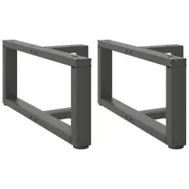 Kafijas Galdiņa Kājas, 2 Gab., T-Veida, Antracīta Krāsā, 70X25X(30-31) Cm, Tērauds Vidaxl Kafijas Galdiņa Kājas, 2 Gab., T-Veida, Antracīta Krāsā, 70X25X(30-31) Cm, Tērauds Vidaxl