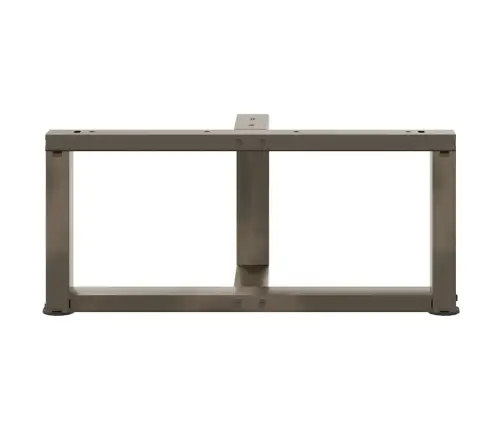 Kafijas Galdiņa Kājas, 2 Gab., T-Veida, Melnas, 70X25X(30-31) Cm, Tērauds Vidaxl