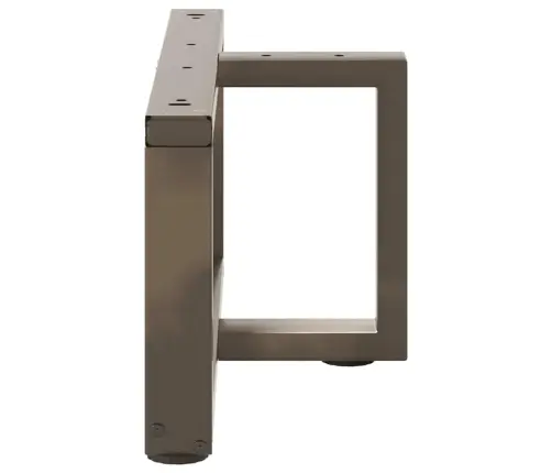 Kafijas Galdiņa Kājas, 2 Gab., T-Veida, Melnas, 70X25X(30-31) Cm, Tērauds Vidaxl