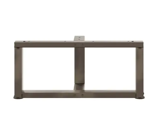 Kafijas Galdiņa Kājas, 2 Gab., T-Veida, Melnas, 70X25X(30-31) Cm, Tērauds Vidaxl