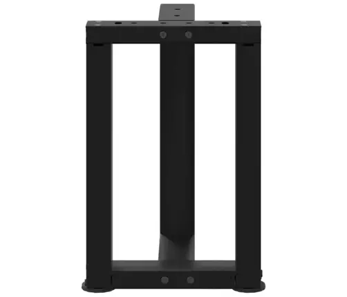 Kohvilaua Jalad T-Kujulised 2 Tk Mustad 28 X 25 X (42-43) Cm Terasest