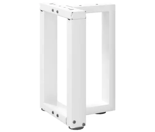 Kavos Staliuko Kojelės, 2 Vnt., Baltos, 28X25X(42-43) cm Plienas, T Formos