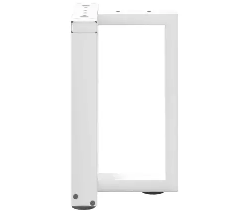 Kavos Staliuko Kojelės, 2 Vnt., Baltos, 28X25X(42-43) cm Plienas, T Formos