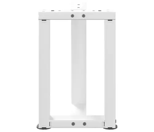 Kavos Staliuko Kojelės, 2 Vnt., Baltos, 28X25X(42-43) cm Plienas, T Formos