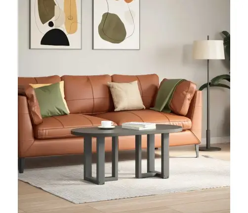 Kafijas Galdiņa Kājas, 2 Gab., T-Veida, Antracīta Krāsā, 28X25X(42-43) Cm, Tērauds Vidaxl