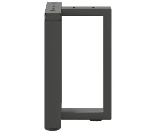 Kafijas Galdiņa Kājas, 2 Gab., T-Veida, Antracīta Krāsā, 28X25X(42-43) Cm, Tērauds Vidaxl