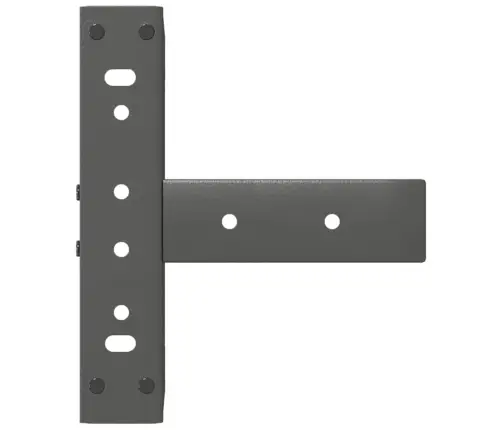 Kafijas Galdiņa Kājas, 2 Gab., T-Veida, Antracīta Krāsā, 28X25X(42-43) Cm, Tērauds Vidaxl