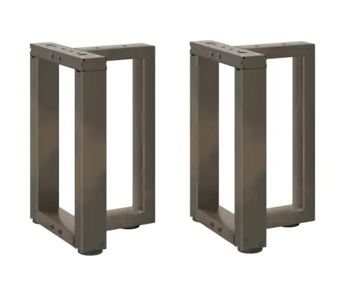 Kohvilaua Jalad T-Kujulised 2 Tk Mustad 28 X 25 X (42-43) Cm Terasest