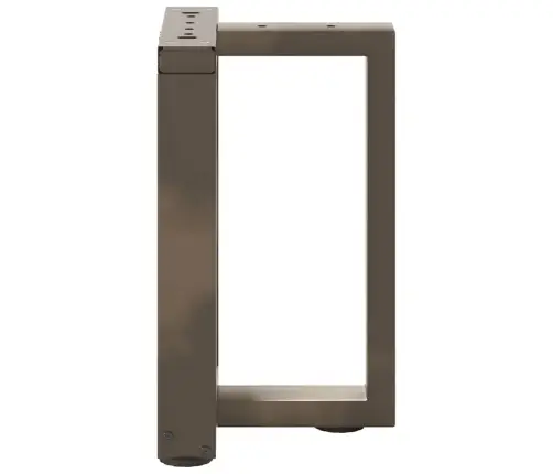 Kohvilaua Jalad T-Kujulised 2 Tk Mustad 28 X 25 X (42-43) Cm Terasest