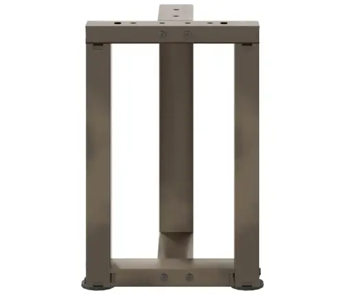 Kohvilaua Jalad T-Kujulised 2 Tk Mustad 28 X 25 X (42-43) Cm Terasest