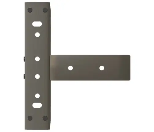 Kohvilaua Jalad T-Kujulised 2 Tk Mustad 28 X 25 X (42-43) Cm Terasest