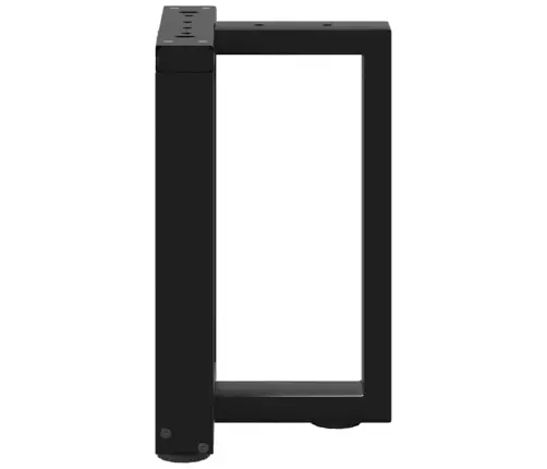 Kafijas Galdiņa Kājas, 2 Gab., T-Veida, Melnas, 38X25X(42-43) Cm, Tērauds Vidaxl