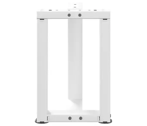 Kafijas Galdiņa Kājas, 2 Gab., T-Veida, Baltas, 38X25X(42-43) Cm, Tērauds Vidaxl