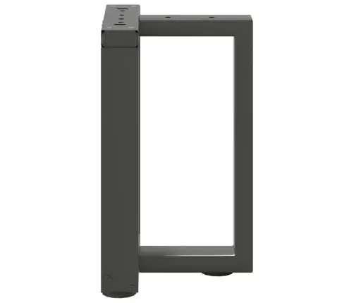 Kafijas Galdiņa Kājas, 2 Gab., T-Veida, Antracīta Krāsā, 38X25X(42-43) Cm, Tērauds Vidaxl