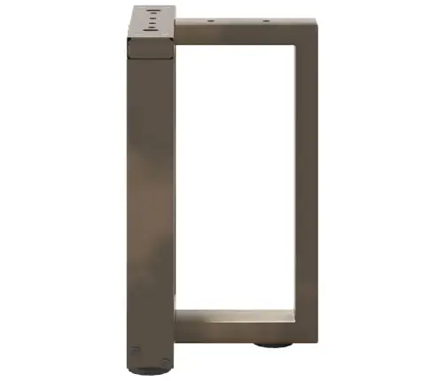 Kohvilaua Jalad T-Kujulised 2 Tk Mustad 38 X 25 X (42-43) Cm Terasest