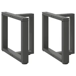 Kohvilaua Jalad T-Kujulised 2 Tk, Antratsiithall, 50 X 25 X (42-43) cm Teras