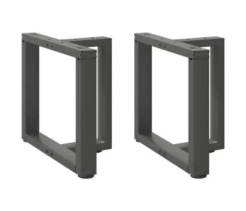 Kohvilaua Jalad T-Kujulised 2 Tk, Antratsiithall, 50 X 25 X (42-43) cm Teras
