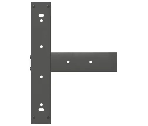 Kohvilaua Jalad T-Kujulised 2 Tk, Antratsiithall, 50 X 25 X (42-43) cm Teras