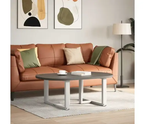 Kafijas Galdiņa Kājas, 2 Gab., T-Veida, Baltas, 60X25X(42-43) Cm, Tērauds Vidaxl